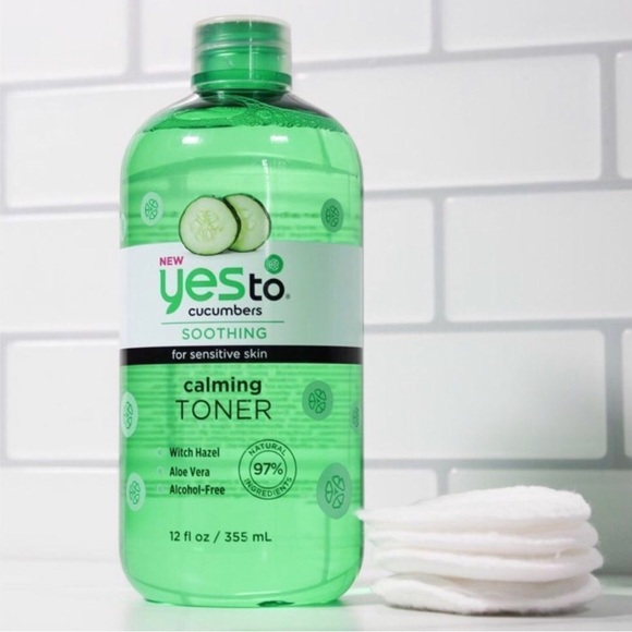 3 Product Bundle YES To Cucumbers Skincare Full Size Toner & Mask Gift Set NEW!! - Picture 14 of 16